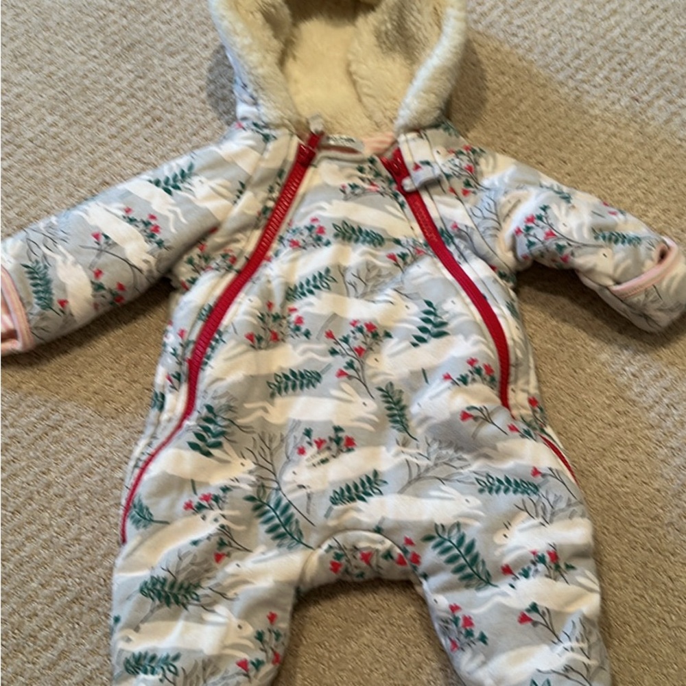 Floral Baby Bunting Suit by Baby Boden
